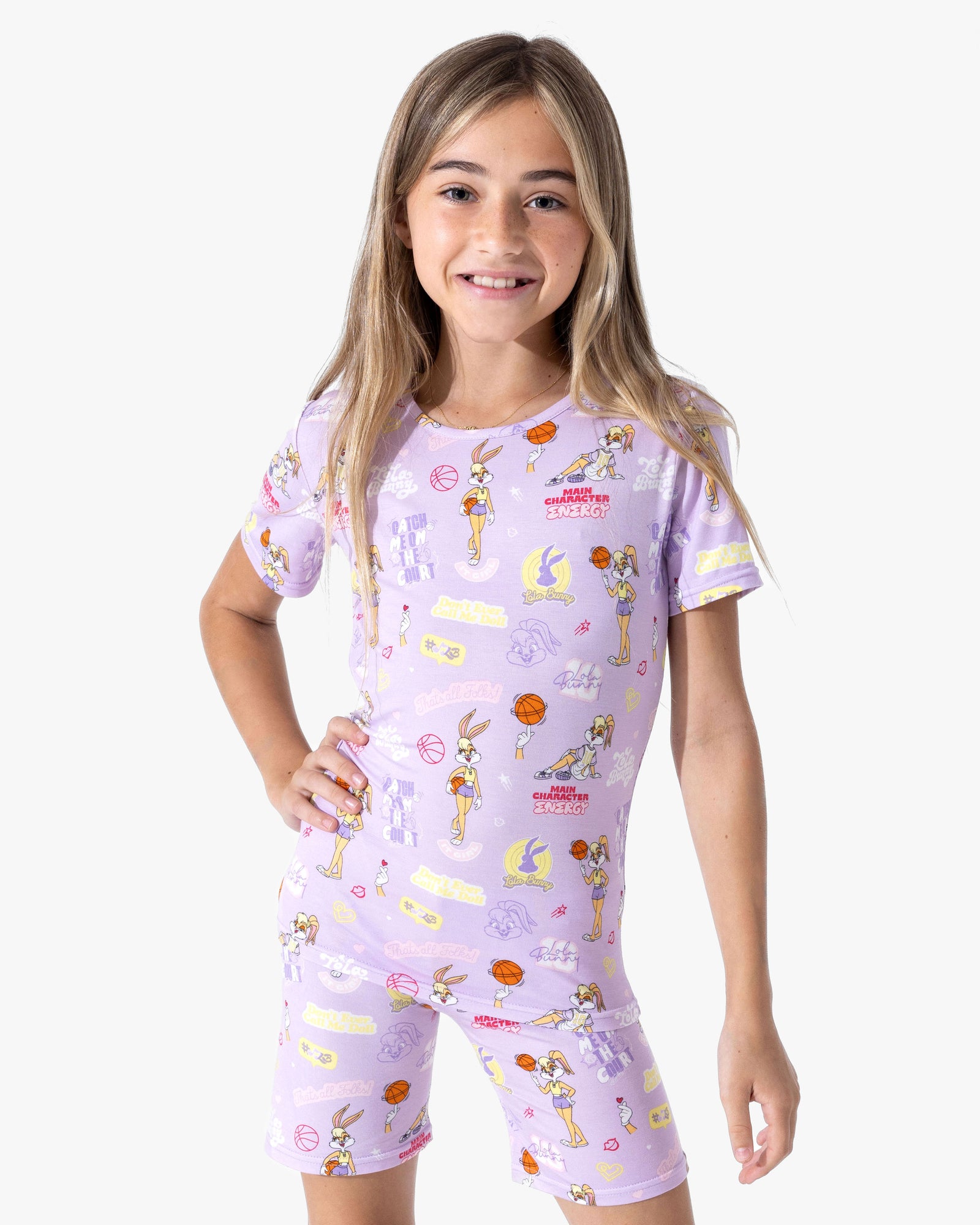 Lola Bunny Bamboo Kids Pajama Short Set