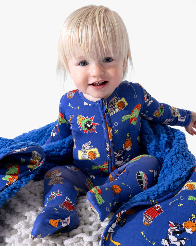 Space Jam Bamboo Convertible Footie