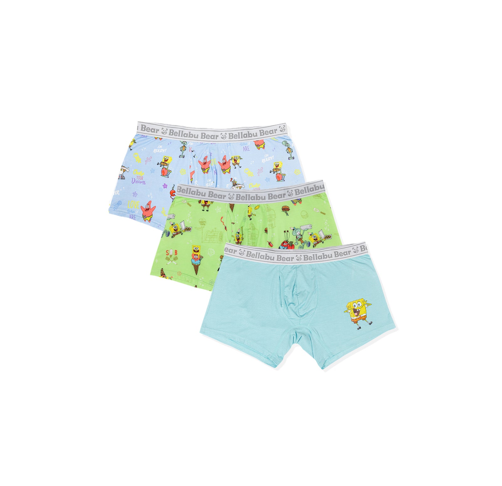SpongeBob SquarePants Bamboo Boy's Boxer Brief 3-Pack