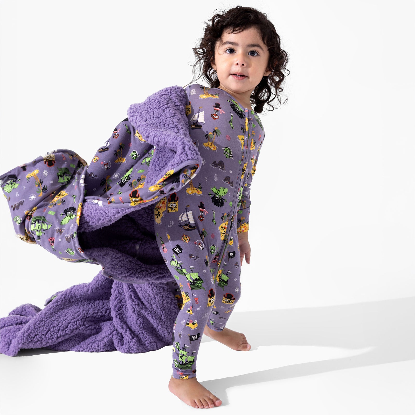 SpongeBob SquarePants: Flying Dutchman Bamboo Sherpa Blanket