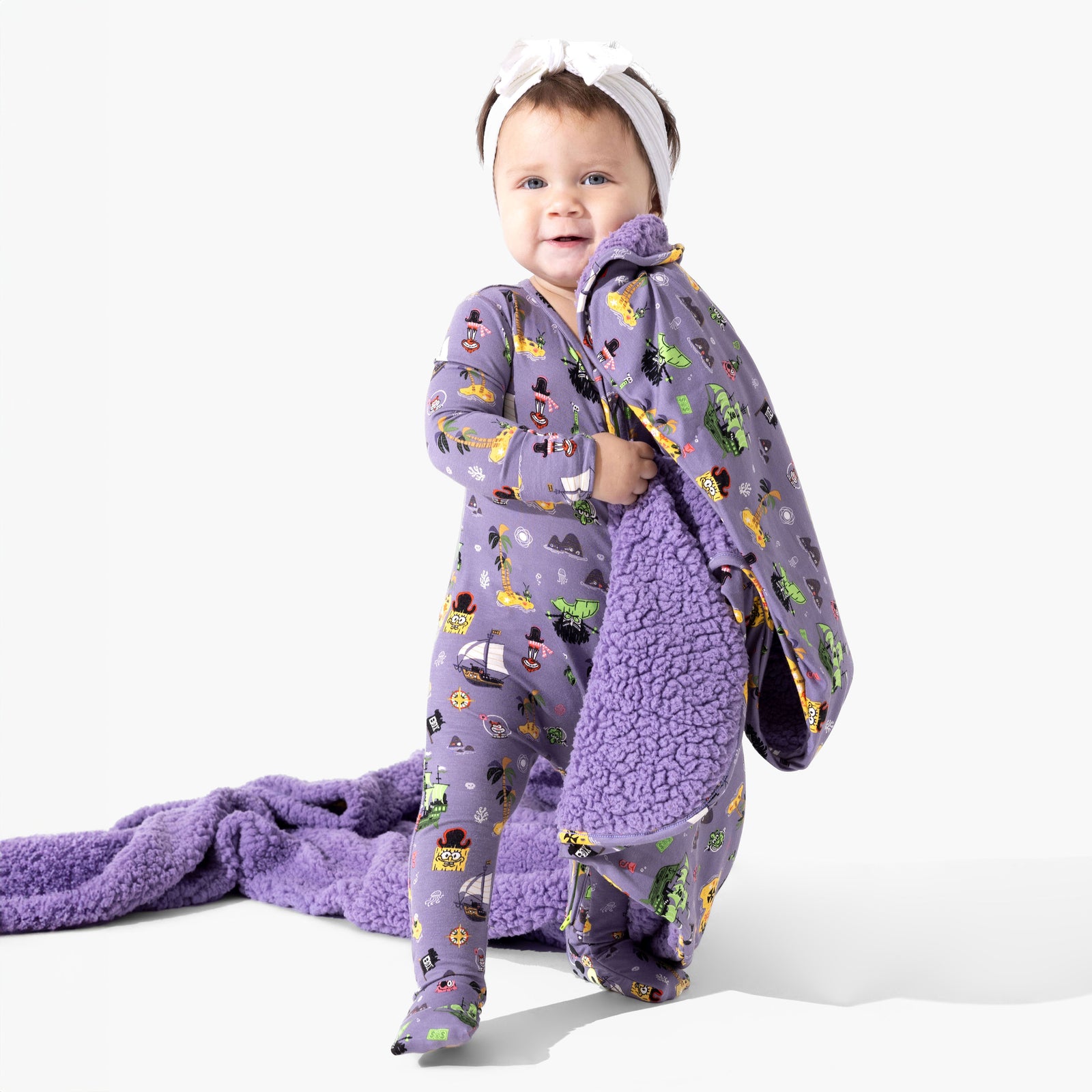 SpongeBob SquarePants: Flying Dutchman Bamboo Sherpa Blanket