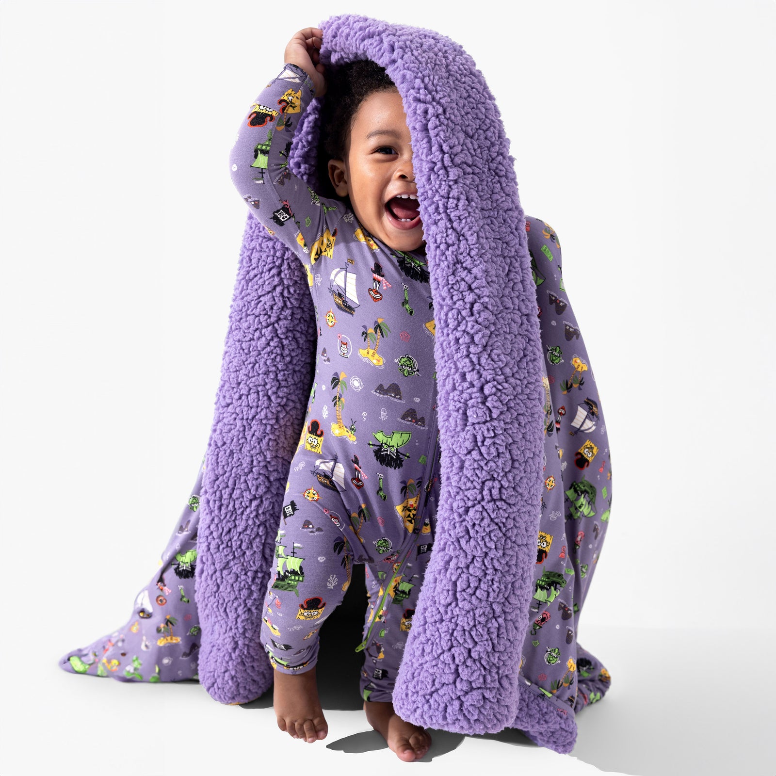 SpongeBob SquarePants: Flying Dutchman Bamboo Sherpa Blanket