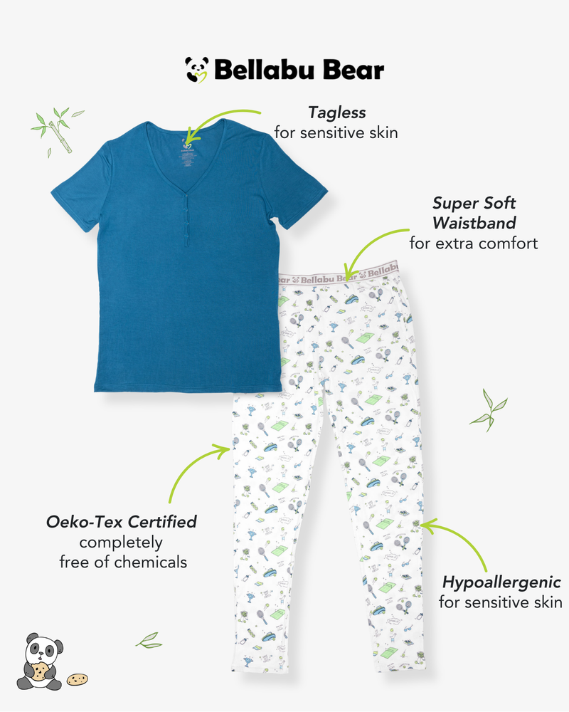 Tennis Bamboo Women's Pajama Set