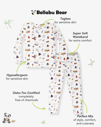 Boxing Bamboo Kids Pajamas