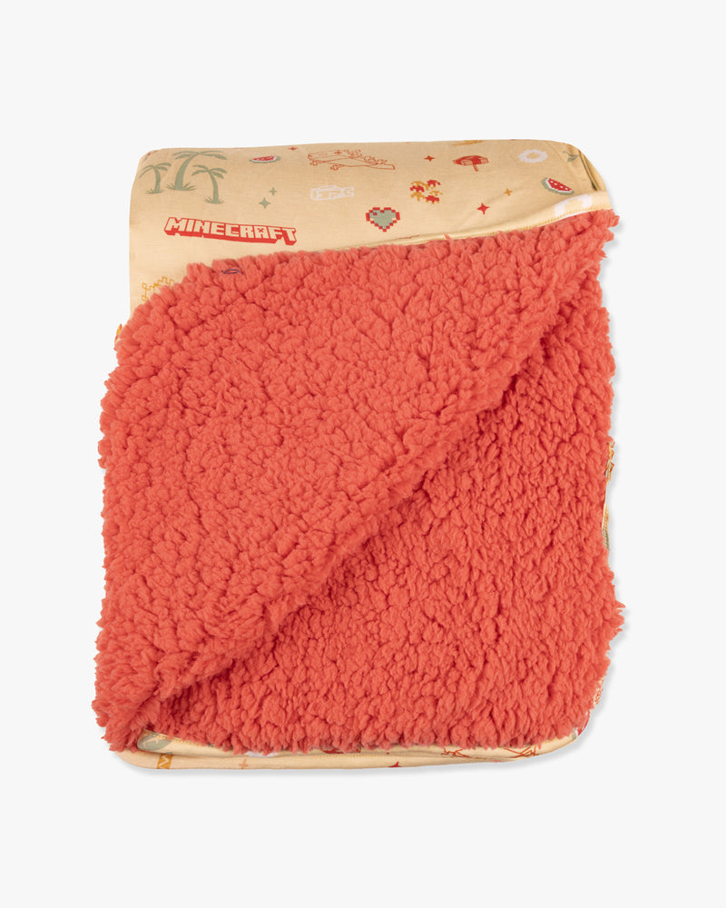 Minecraft: Summer Vibes Bamboo Sherpa Blanket