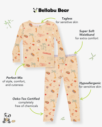 Minecraft: Summer Vibes Bamboo Kids Pajamas