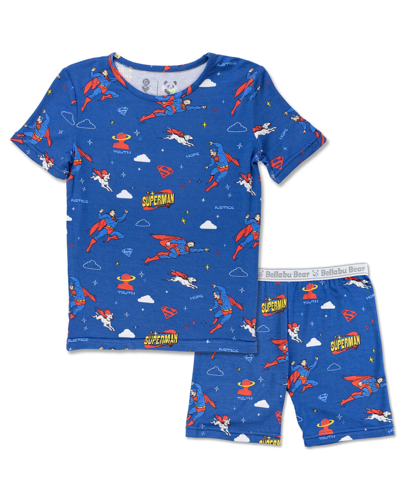 Superman & Krypto Bamboo Kids Pajama Short Set