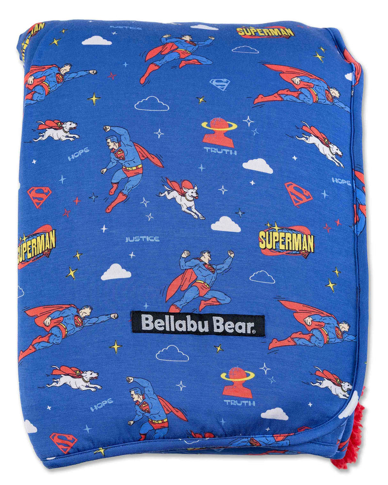 Superman & Krypto Bamboo Sherpa Blanket