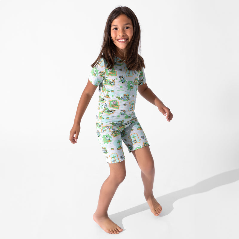 Minecraft: Overworld Dreams Bamboo Kids Pajama Short Set