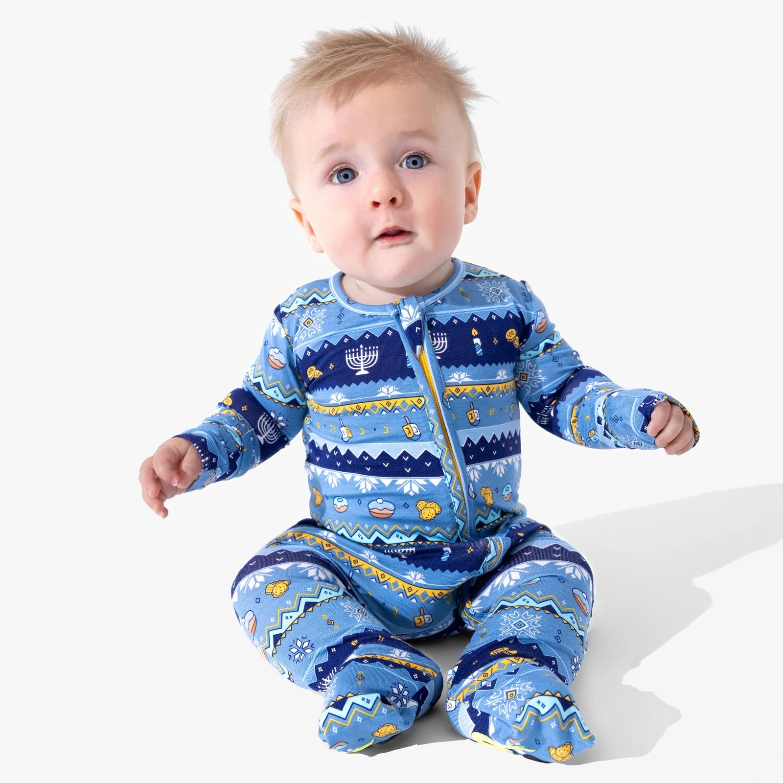 Hanukkah Nights Bundle - Bamboo Convertible Footies