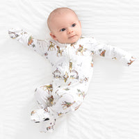 Holy Night Bamboo Convertible Footie