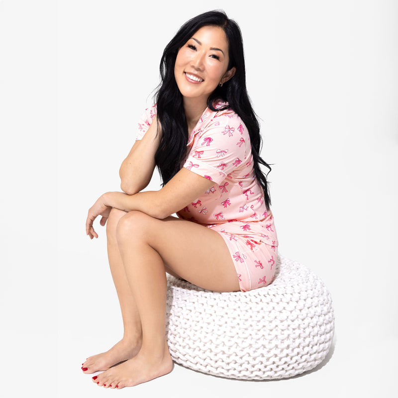 Take A Bow Bamboo Women's Pajama Short Set