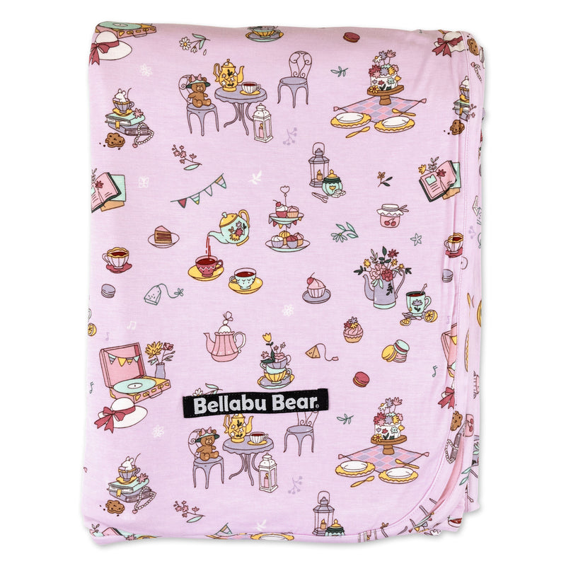 Tea Party Bamboo Blanket