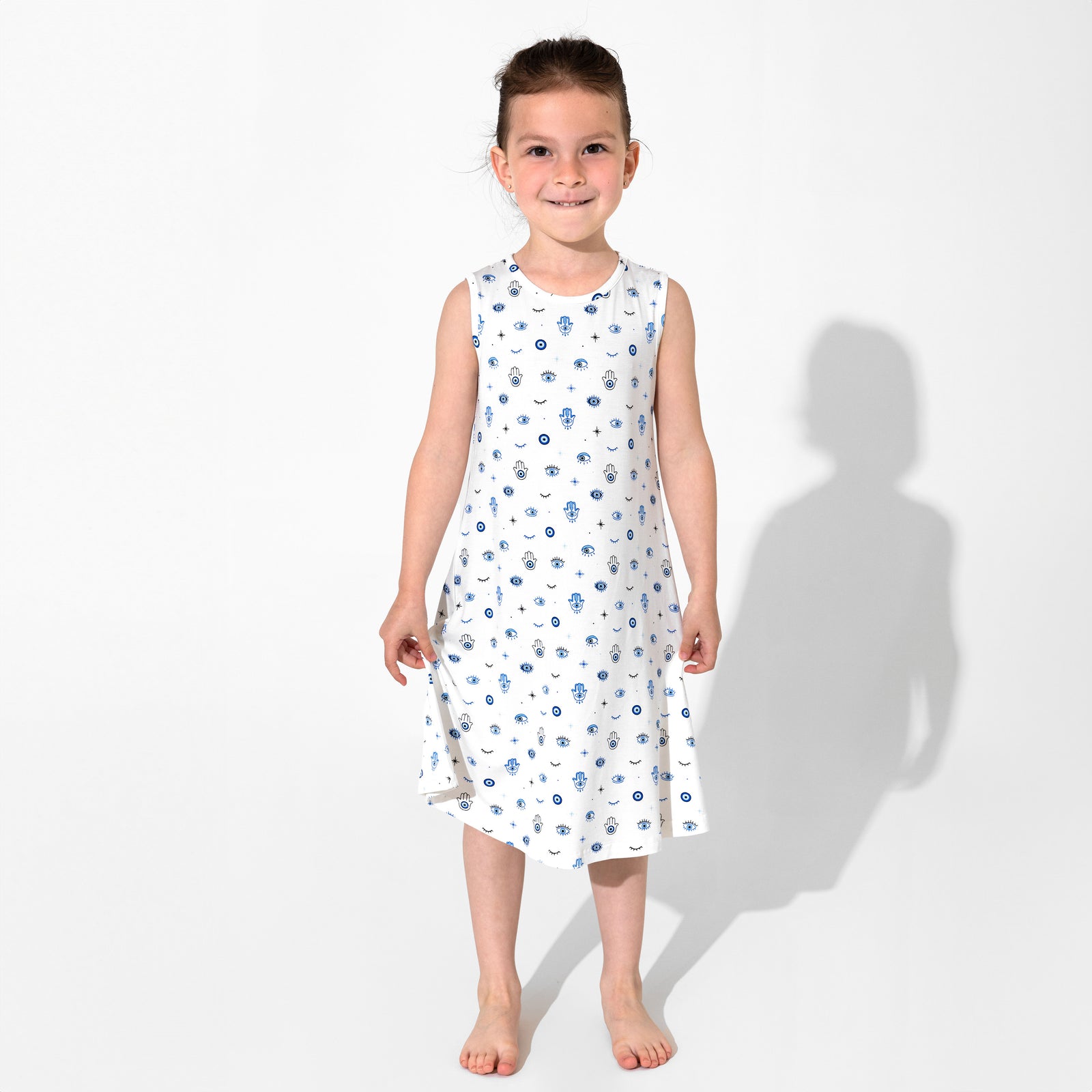 The Eye Bamboo Girls' Sleeveless Dress