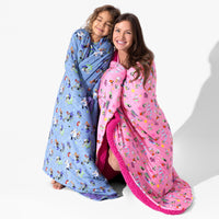 Powerpuff Girls Saving Bedtime Bamboo Sherpa Blanket