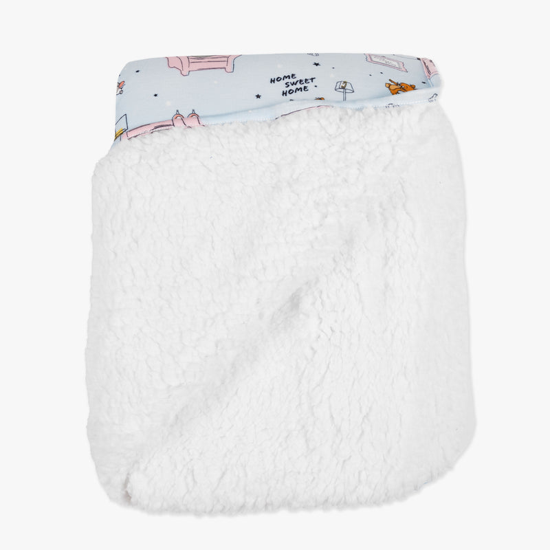 Tom & Jerry: Home Sweet Home Bamboo Sherpa Blanket