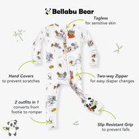 Tom & Jerry: Classic Bamboo Convertible Footie