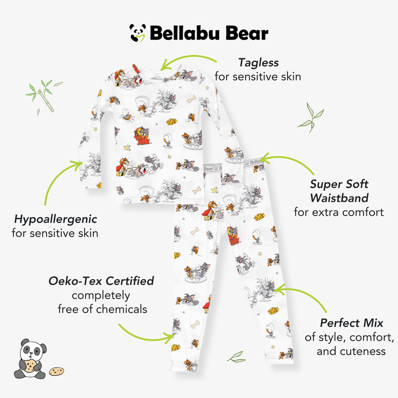 Tom & Jerry: Classic Bamboo Kids Pajamas