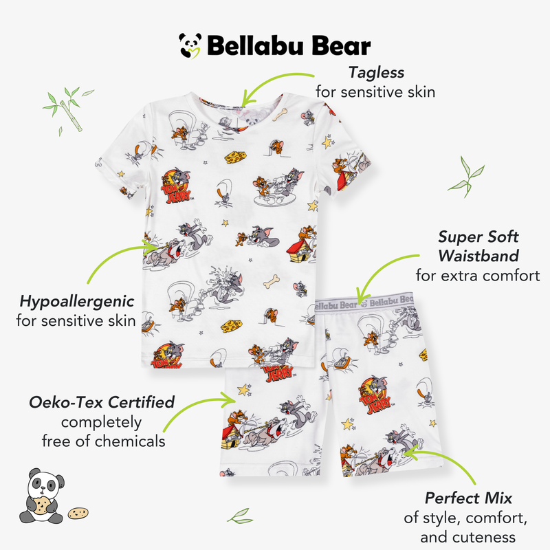 Tom & Jerry: Classic Bamboo Kids Short Set