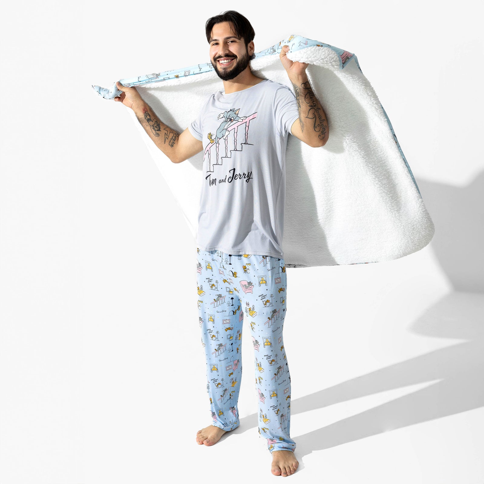 Tom & Jerry: Home Sweet Home Bamboo Men's Pajama Set