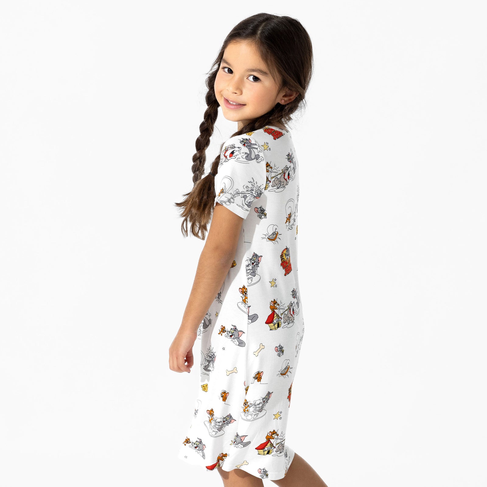 Tom & Jerry: Classic Bamboo Girls' Short Sleeve Dress