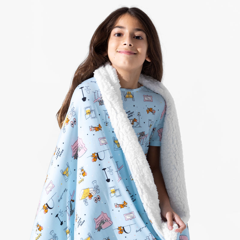 Tom & Jerry: Home Sweet Home Bamboo Sherpa Blanket