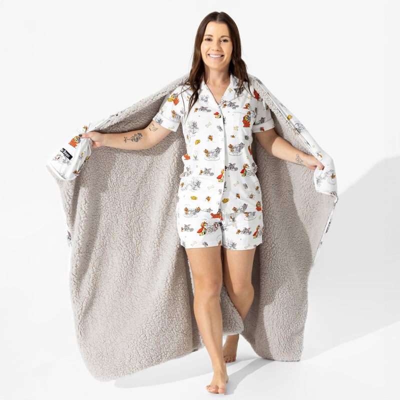 Tom & Jerry: Classic Bamboo Sherpa Blanket