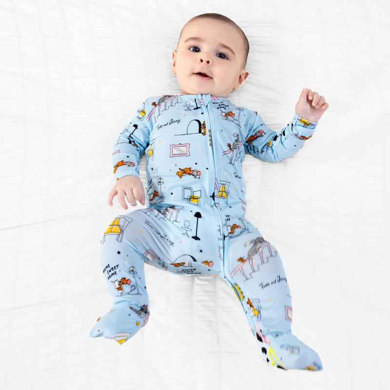 Tom & Jerry: Home Sweet Home Bamboo Convertible Footie