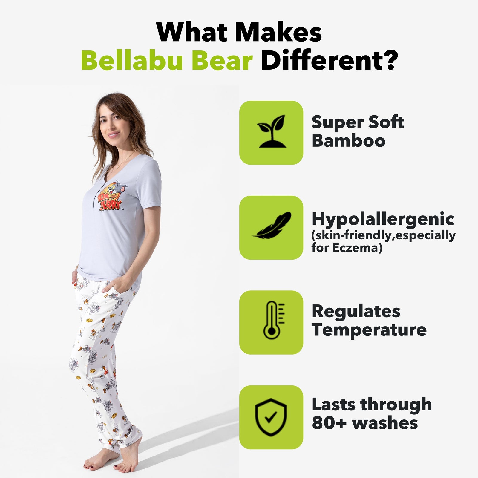 Tom & Jerry: Classic Bamboo Women's Pajama Set