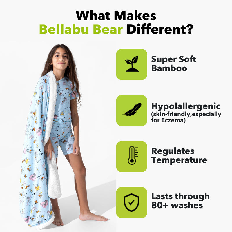 Tom & Jerry: Home Sweet Home Bamboo Sherpa Blanket