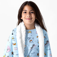 Tom & Jerry: Home Sweet Home Bamboo Sherpa Blanket