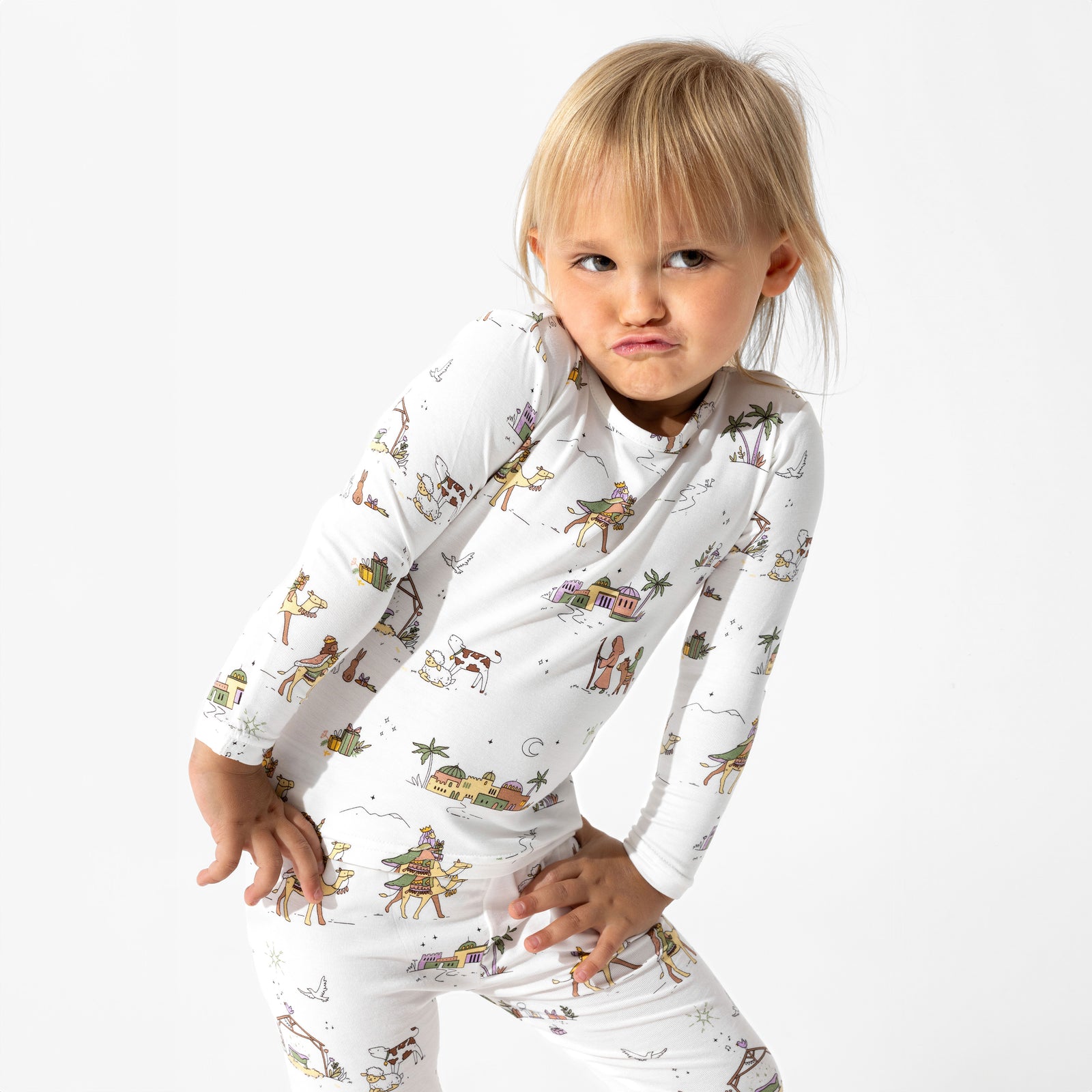 Holy Night Bamboo Kids Pajamas