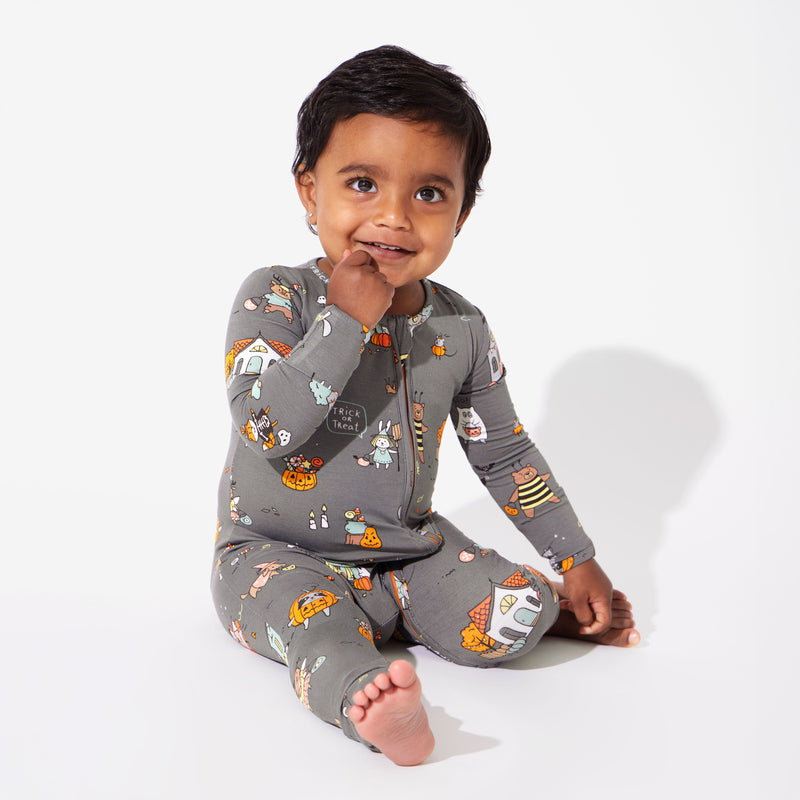 Trick or Treaters Bamboo Convertible Footie