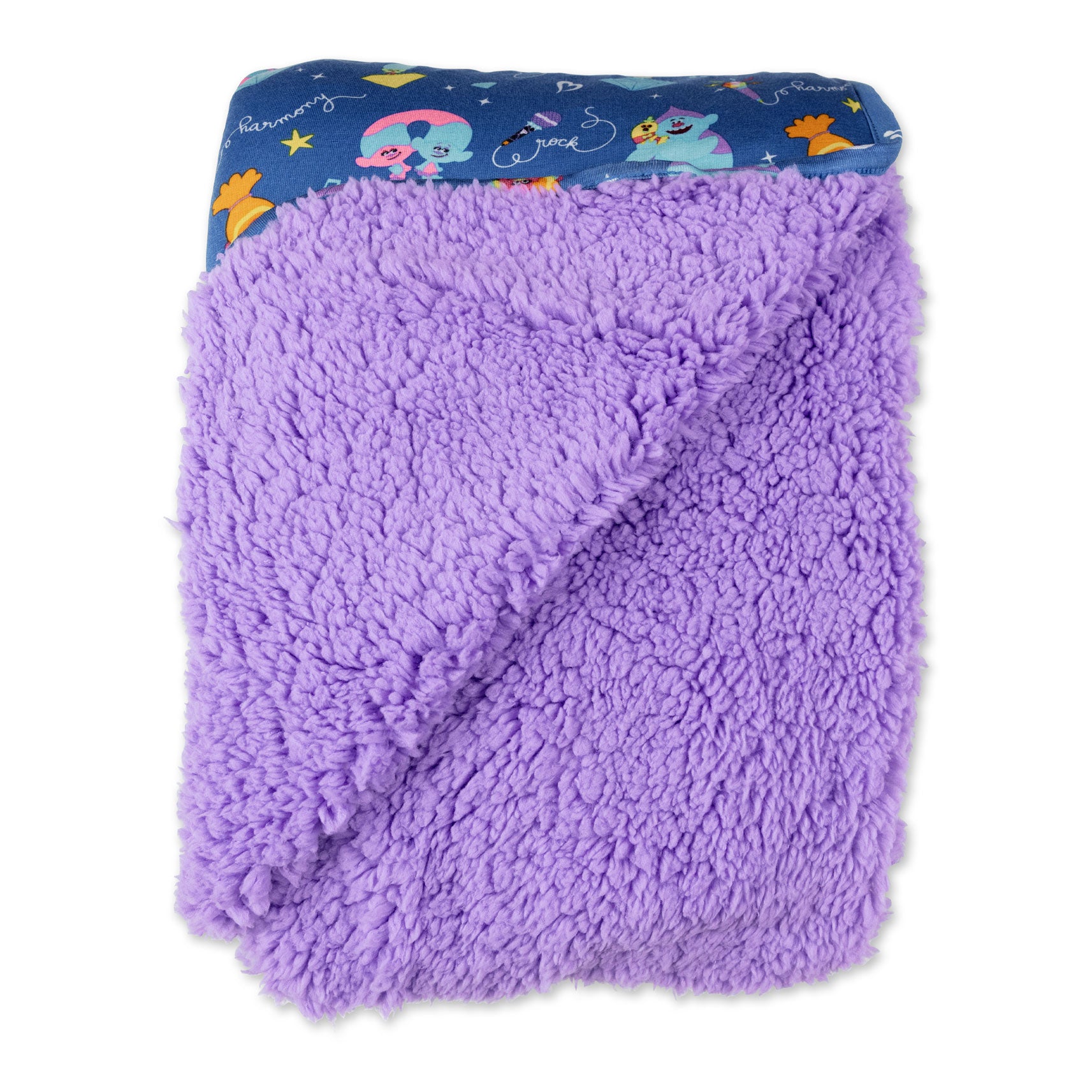 Trolls Music Bamboo Sherpa Blanket – Cozy, Soft & Eco-Friendly