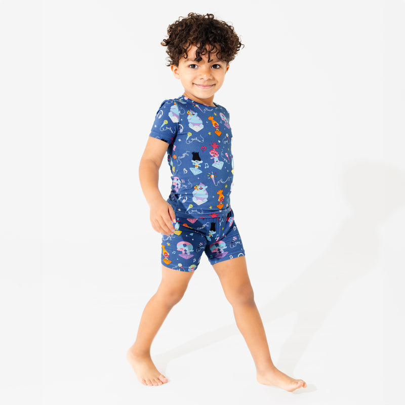 Trolls Music Valentine's Bamboo Kids Pajama Short Set
