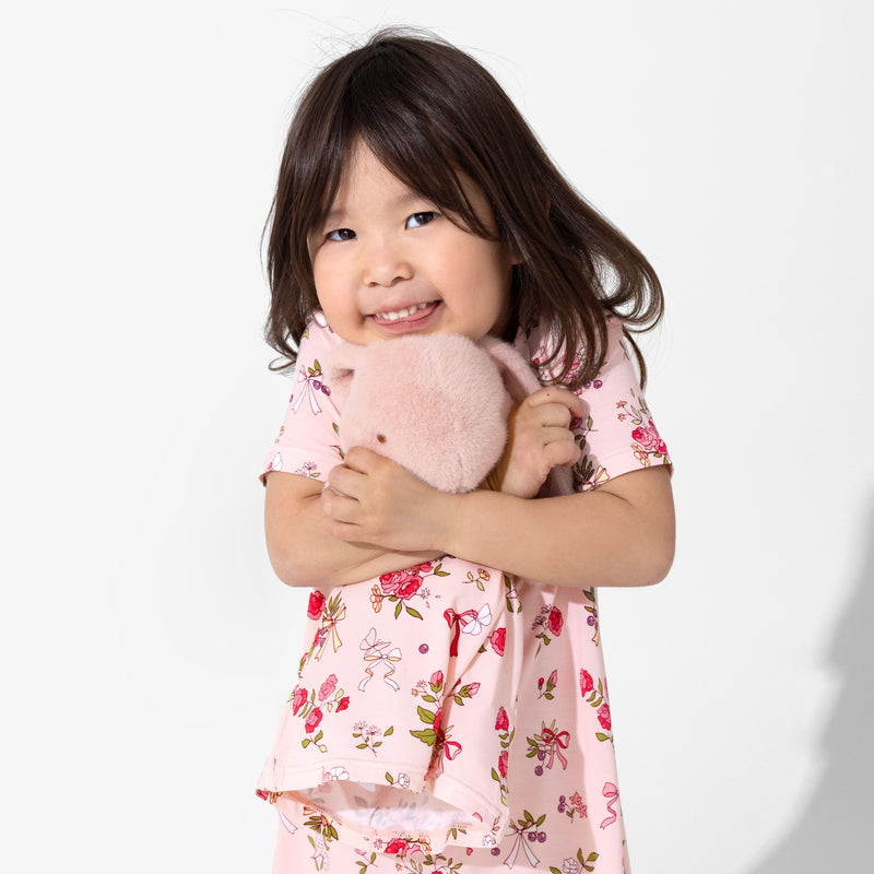 Bows & Blooms Bamboo Matching Doll Dress