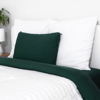 Pine Green Bamboo Bed Sheet Set