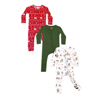 Evergreen Holiday Magic Bundle - Bamboo Convertible Footies
