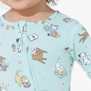 Puppy Love Bamboo Convertible Footie