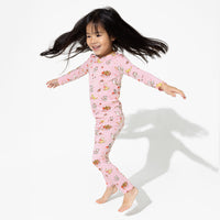 Love Kittens Bamboo Kids Pajamas