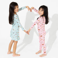 Puppy Love Bamboo Girls' Long Sleeve Dress