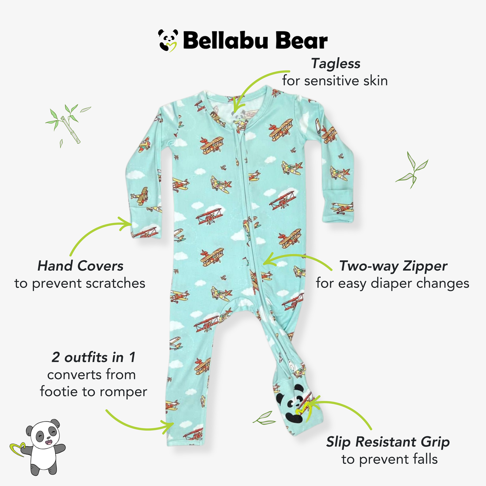 Bamboo Kids Convertible Footie, Baby Pajamas, Toddler Pajamas, Baby Romper, Bamboo Sleepers, Kids Pajamas, Bamboo Baby Sleepwear, Hypoallergenic Baby Pajamas, Comfortable Bamboo Pajamas, Bamboo Baby Pajamas, Little Sleepies Pjs, Infant Pajamas, Baby One Piece Pajamas, Baby Onesie, Baby Onesie Pajama, Cute Print Baby Pajama, Baby Pjs, Bamboo Baby Pjs, Bamboo Baby Pajamas, Bamboo Baby Clothing, Convertible Footie, Footie Pajama, Blue Baby Pajama, Girls Pyjamas, Long sleeve pajamas, Boys Pajamas, Girls Pajamas