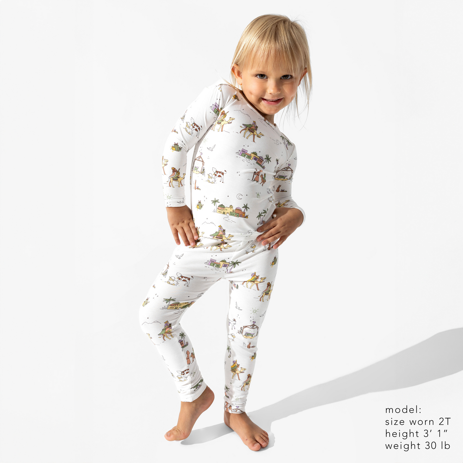 Holy Night Bamboo Kids Pajamas