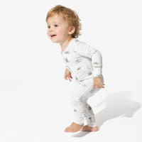 Winter Forest Animals Bamboo Convertible Footie