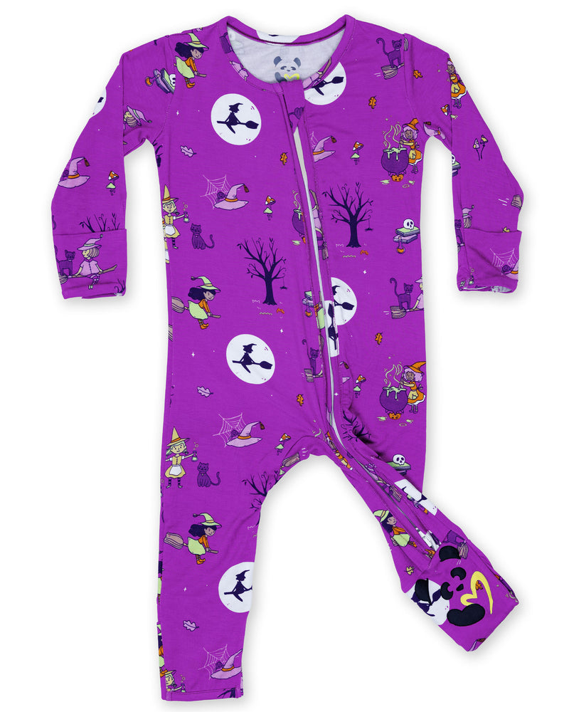 Witches Bamboo Convertible Footie
