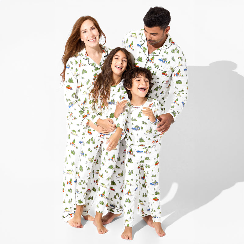 Christmas Tree Farm Bamboo Men's Pajama Set