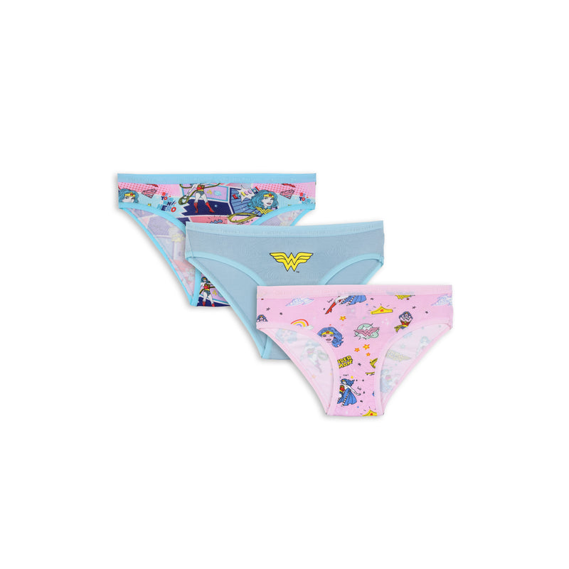 Women's Wonder Woman Bamboo Underwear 3-Pack
