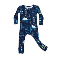 New Year's Worldwide Countdown Bamboo Convertible Footie