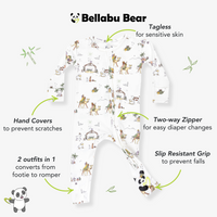 Holy Night Bamboo Convertible Footie