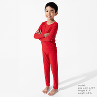 Winterberry Red Kids Bamboo Pajamas